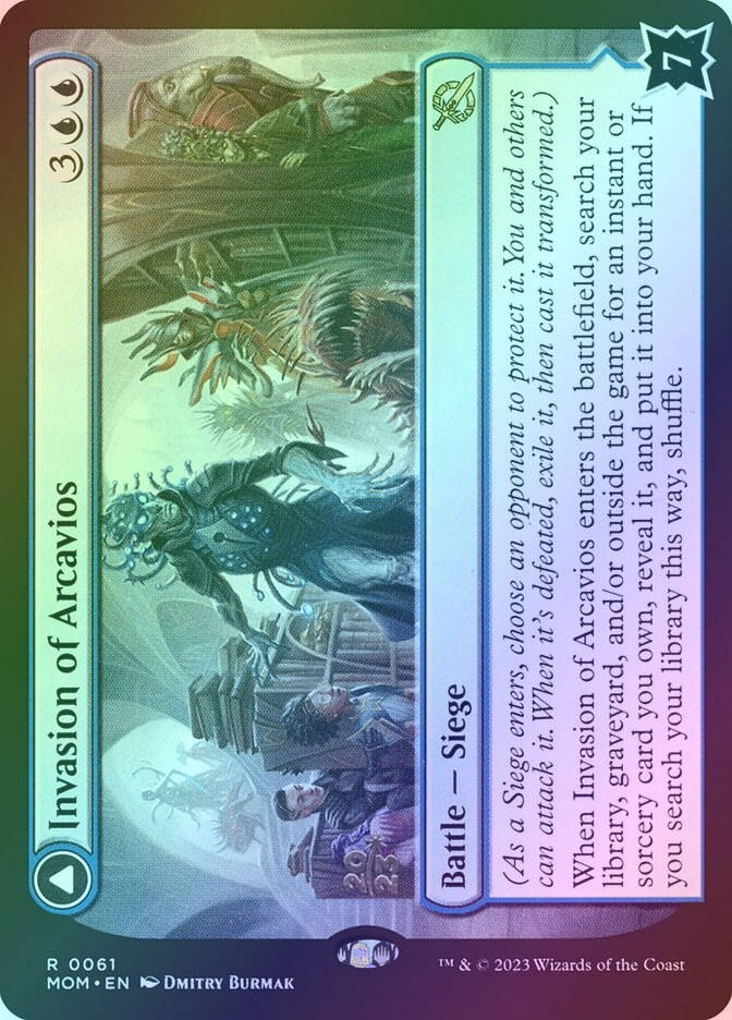 Invasion of Arcavios // Invocation of the Founders (PMOM) (61s) / Foil — cara 1 de 2