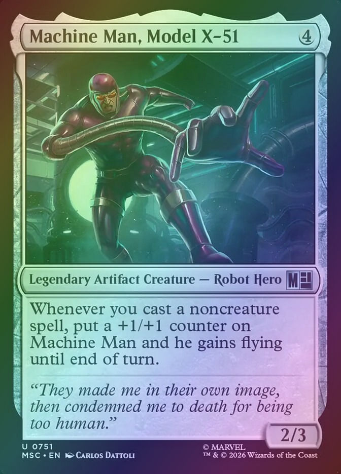 Machine Man, Model X-51 (MSC) (751) / Foil