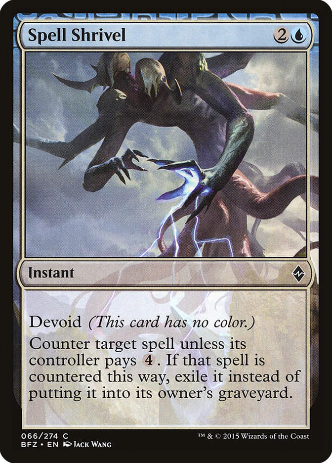 Spell Shrivel (BFZ) (66)
