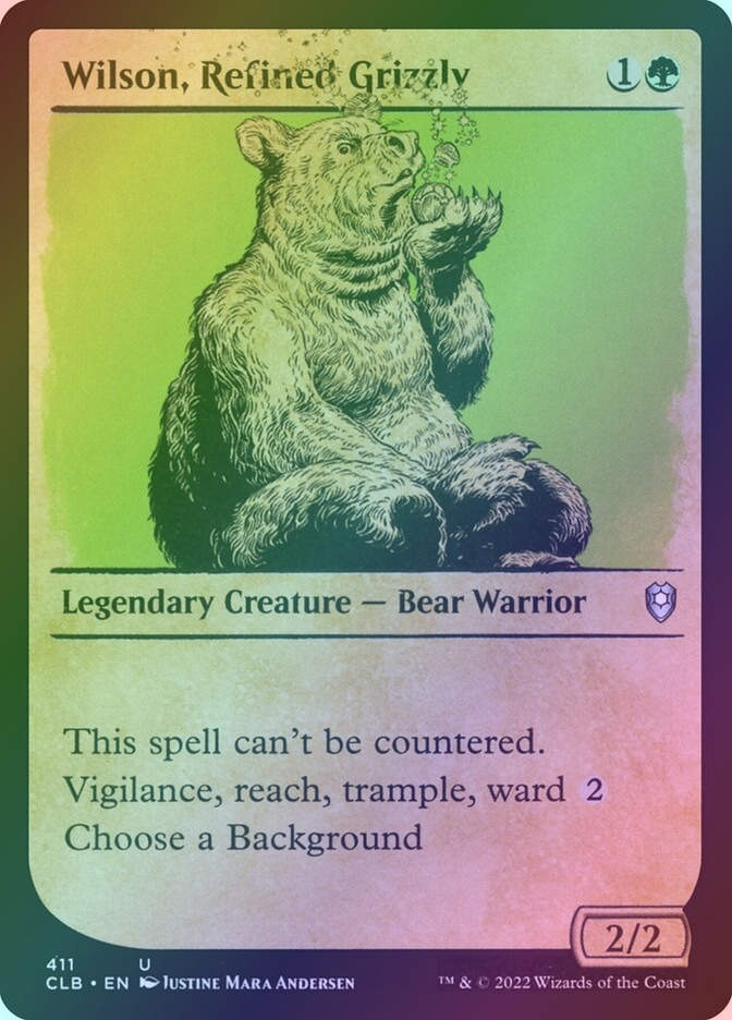 Wilson, Refined Grizzly (CLB) (411) / Showcase / Foil