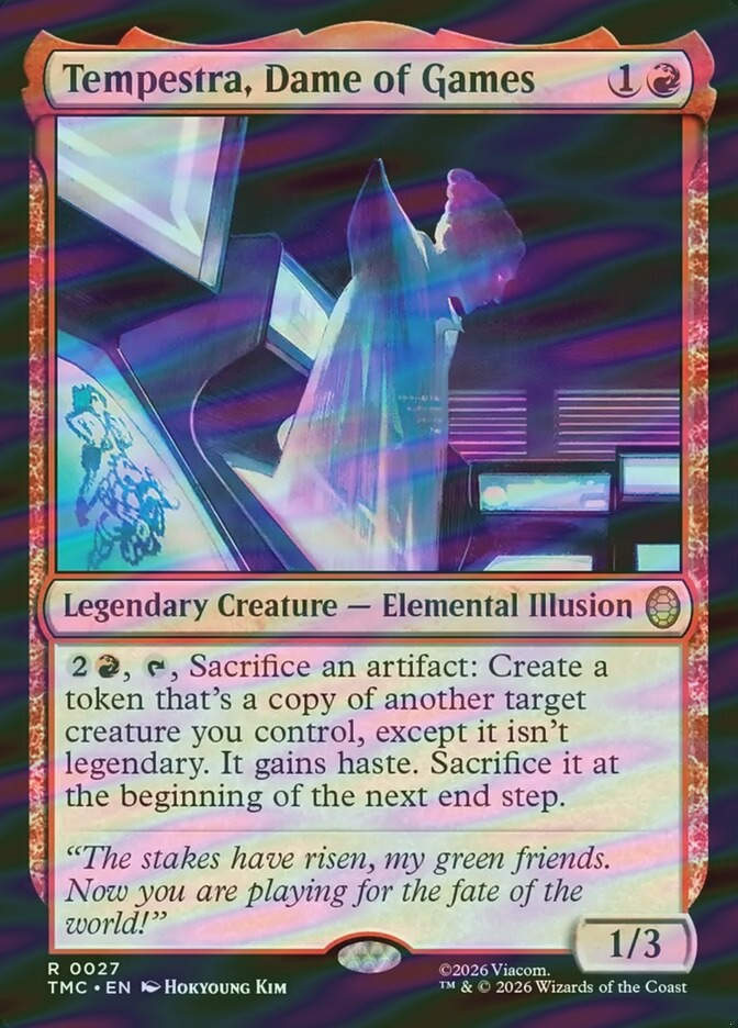 Tempestra, Dame of Games (TMC) (27) / Surge Foil