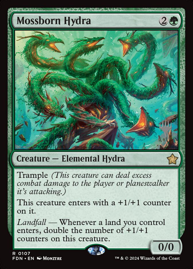 Mossborn Hydra (PFDN) (107p)