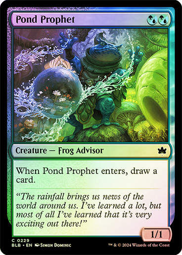 Pond Prophet (blb) (229) / Foil