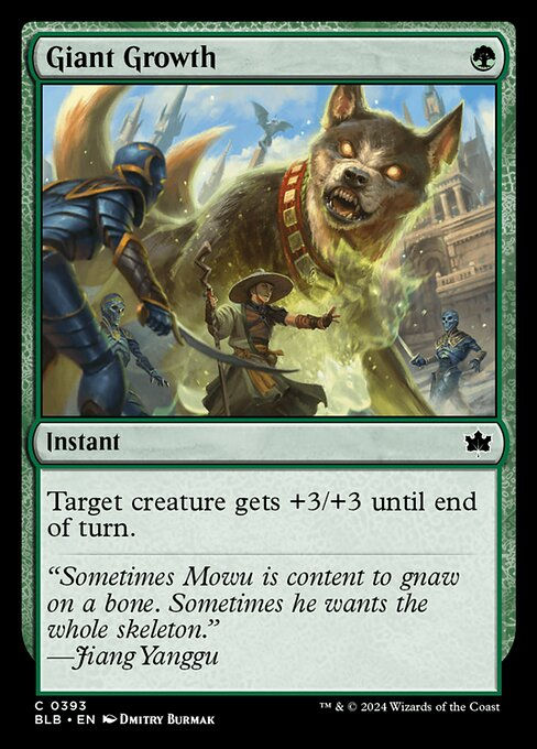 Giant Growth (blb) (393) / Starter Deck