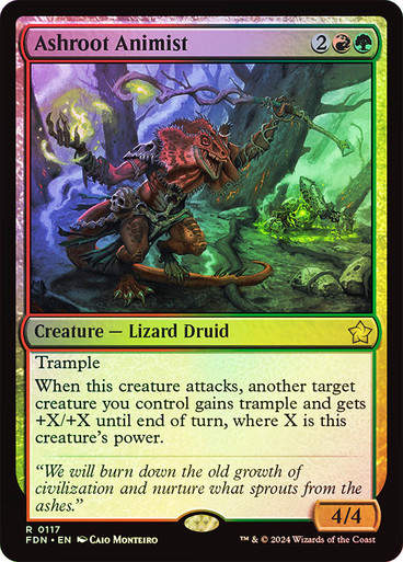 Ashroot Animist (FDN) (117) / Foil
