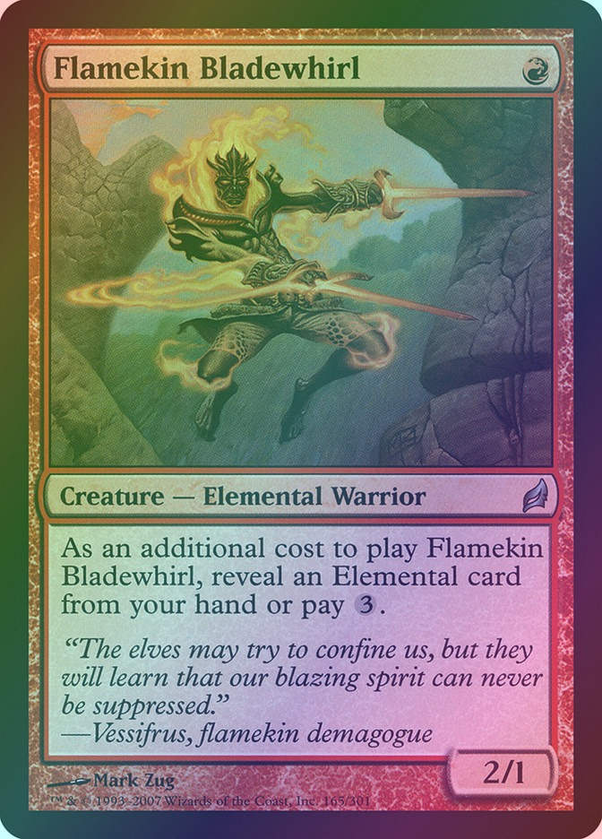 Flamekin Bladewhirl (LRW) (165) / Foil