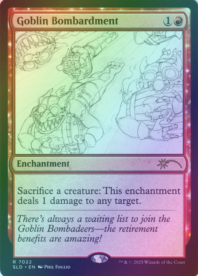 Goblin Bombardment (SLD) (7022) / Foil