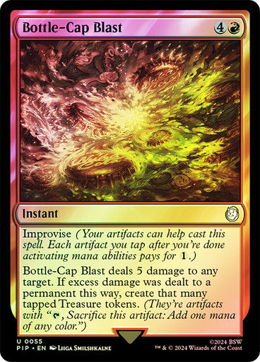 Bottle-Cap Blast (pip) (55) / Foil