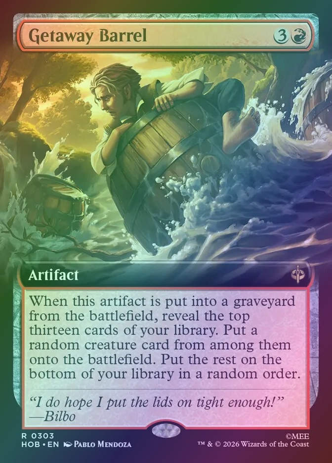 Getaway Barrel (HOB) (303) / Extended Art / Foil