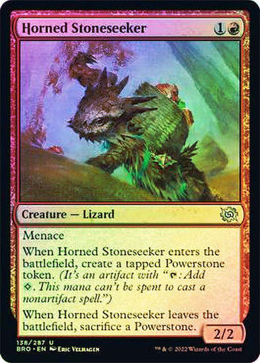 Horned Stoneseeker (BRO) / Foil