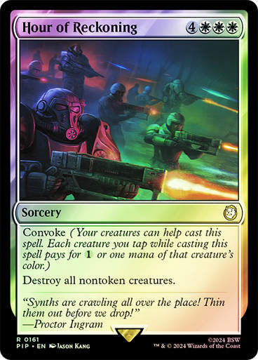 Hour of Reckoning (pip) (161) / Foil