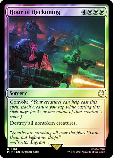 Hour of Reckoning (pip) (161) / Foil