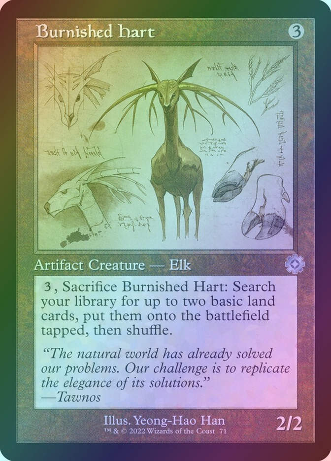 Burnished Hart (BRR) (71) / Foil / Schematic