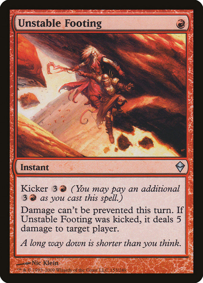 Unstable Footing (zen)