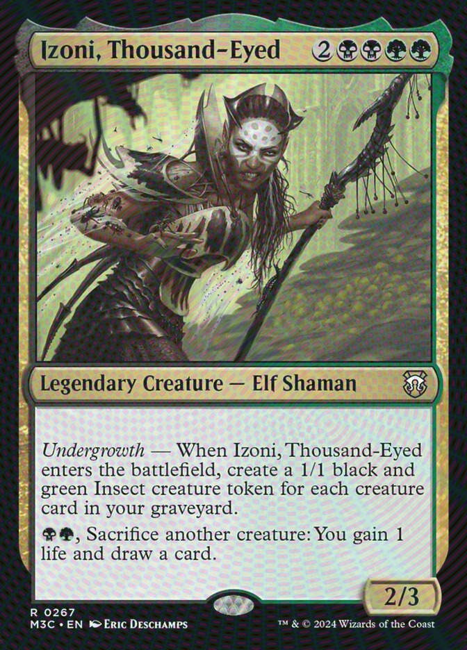 Izoni, Thousand-Eyed (M3C) (267) / Ripple Foil