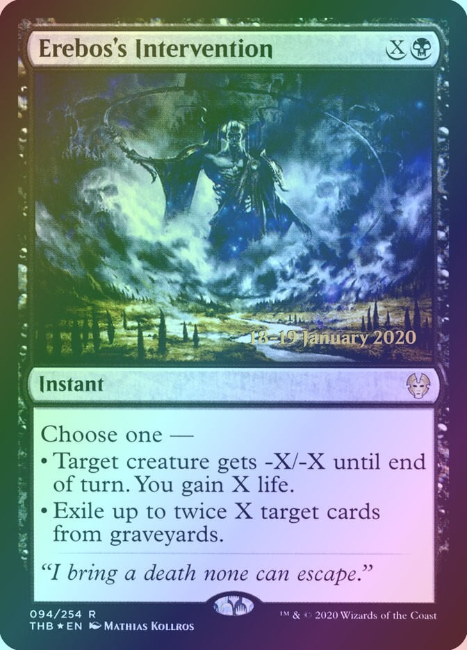 Erebos's Intervention (PTHB) (94s) / Foil