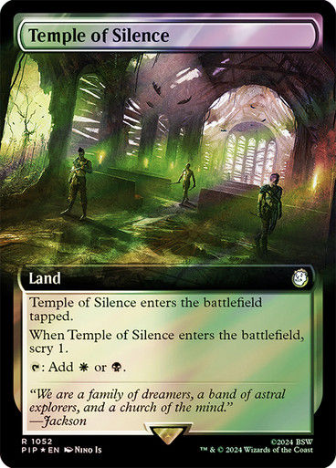 Temple of Silence (pip) (1052) / Extended Surge Foil