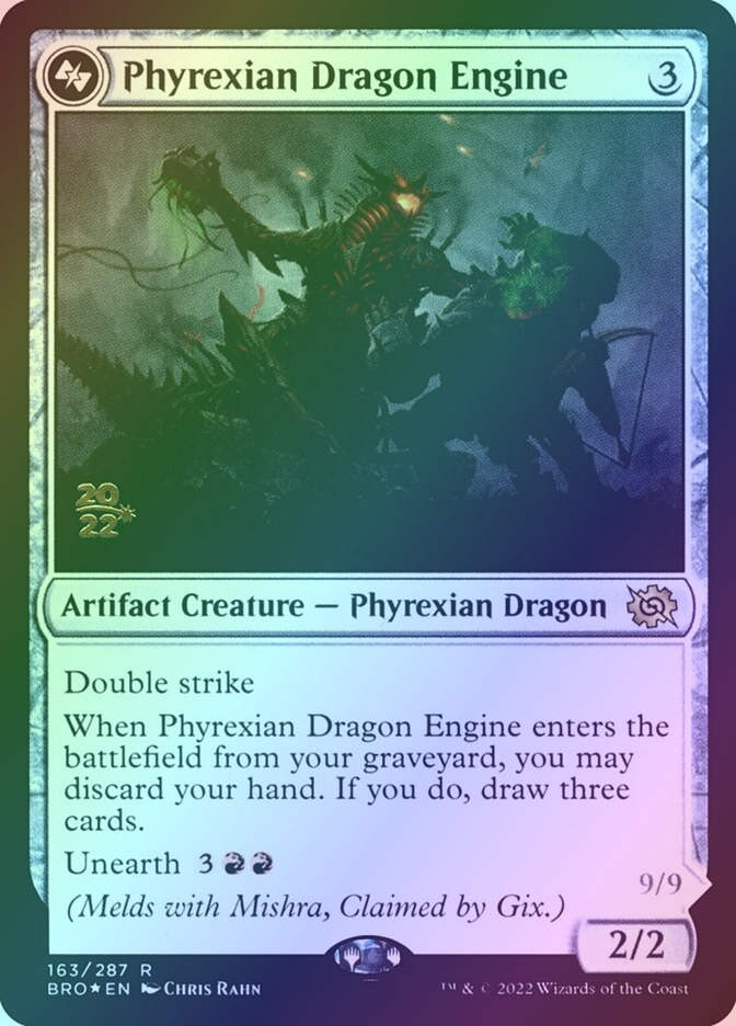 Phyrexian Dragon Engine (PBRO) (163s) / Foil