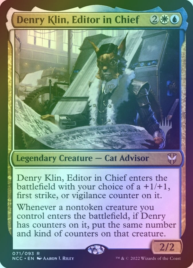 Denry Klin, Editor in Chief (PNCC) (71p) / Foil