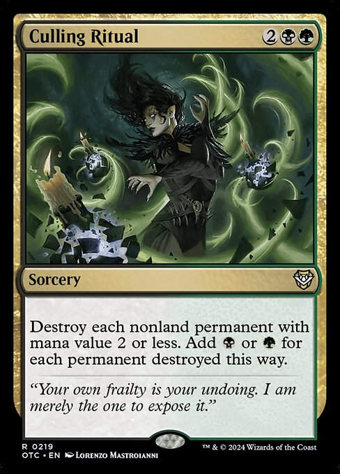 Culling Ritual (otc) (219)