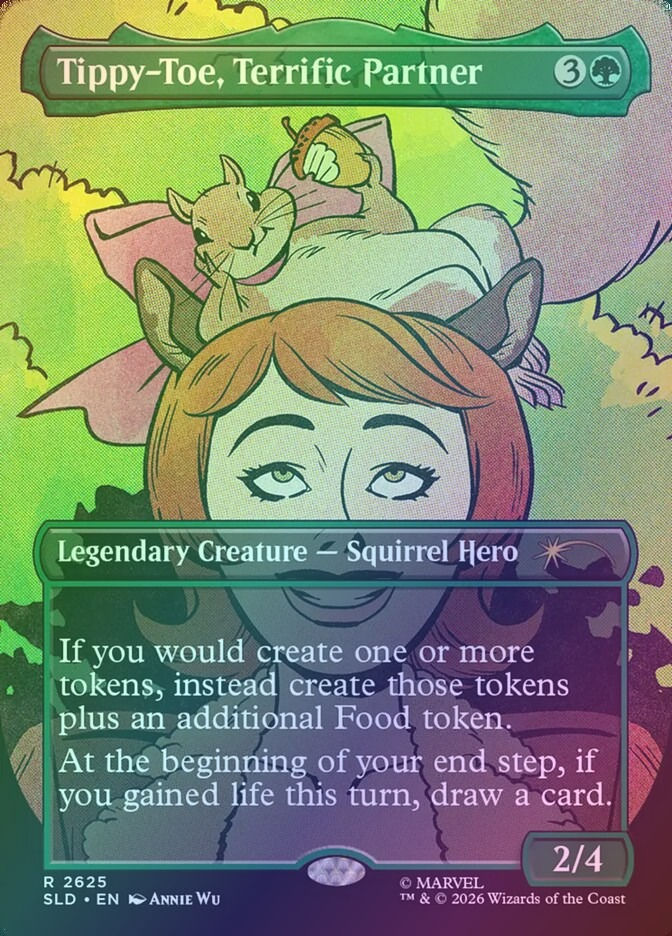 Tippy-Toe, Terrific Partner (SLD) (2625) / Borderless / Foil