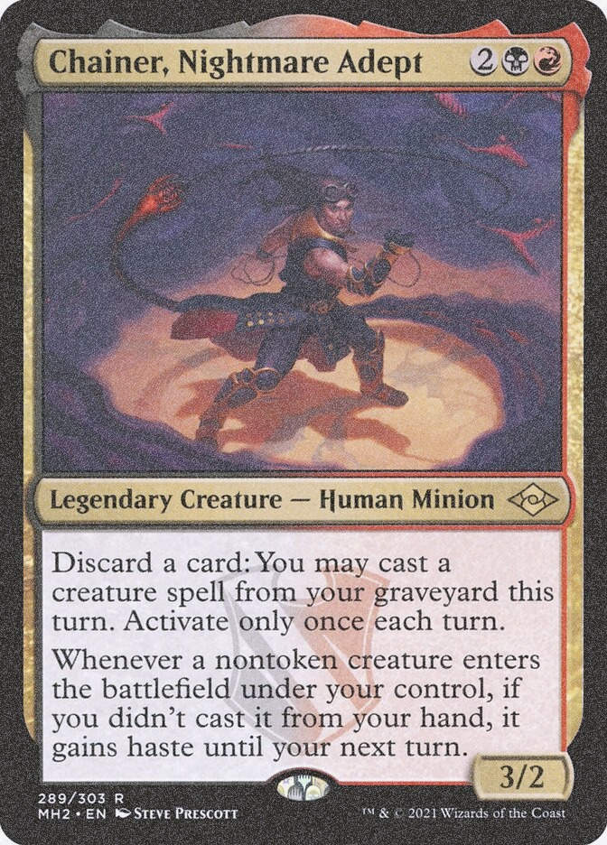 Chainer, Nightmare Adept (MH2) (289) / Foil Etched