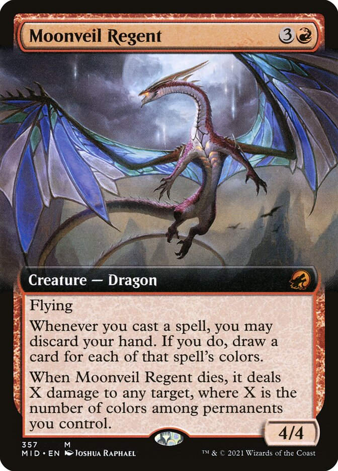 Moonveil Regent (MID) (357) / Extended Art