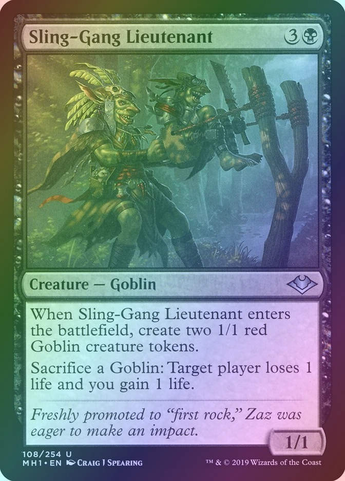 Sling-Gang Lieutenant (MH1) (108) / Foil