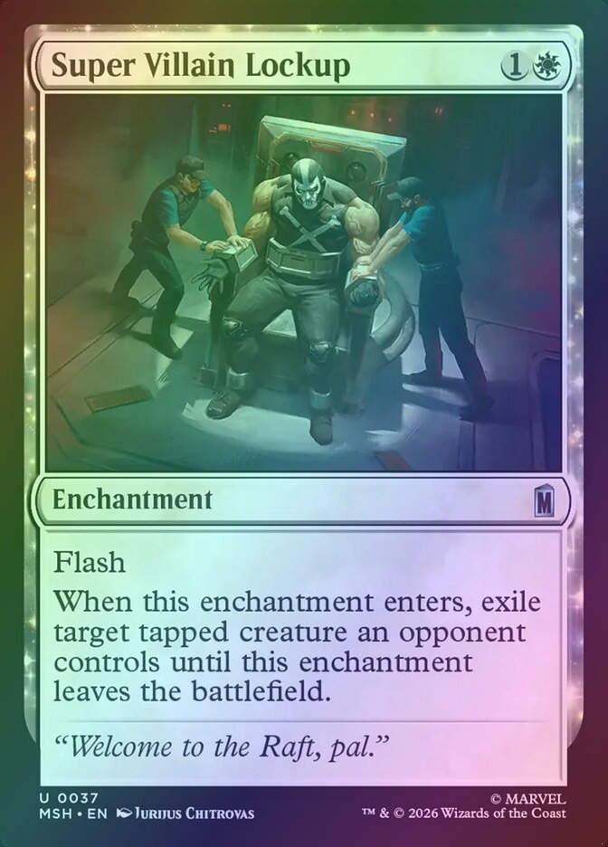 Super Villain Lockup (MSH) (37) / Foil