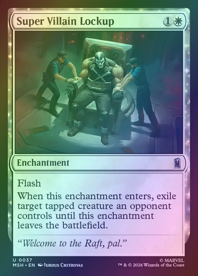 Super Villain Lockup (MSH) (37) / Foil