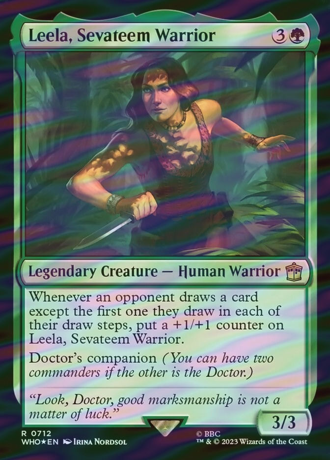 Leela, Sevateem Warrior (WHO) (712) / Surge Foil
