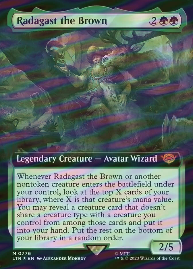 Radagast the Brown (LTR) (776) / Extended Art / Surge Foil
