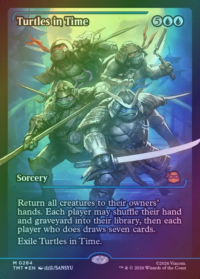 Turtles in Time (TMT) (284) / Showcase / Foil