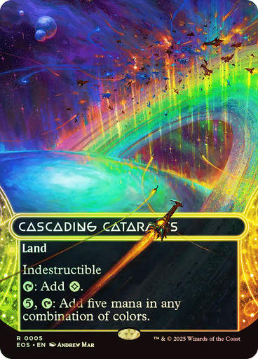 Cascading Cataracts (EOS) (5) / Borderless / Foil