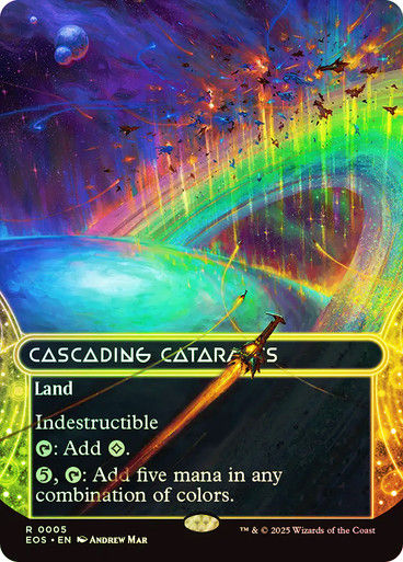 Cascading Cataracts (EOS) (5) / Borderless / Foil