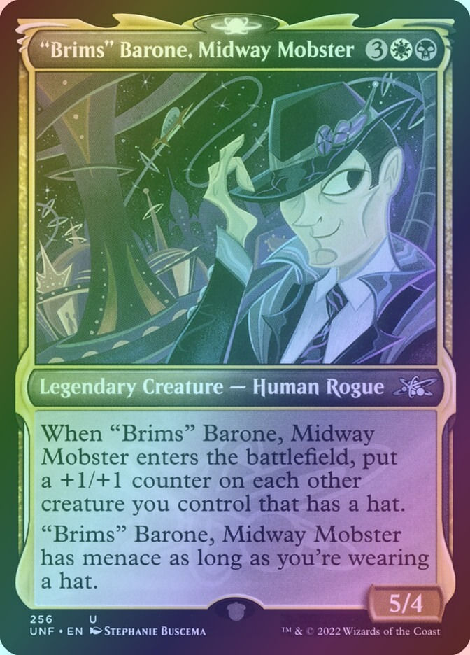 "Brims" Barone, Midway Mobster (UNF) (256) / Showcase / Foil