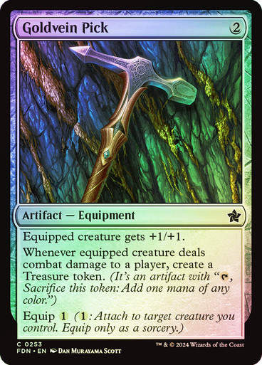 Goldvein Pick (FDN) (253) / Foil