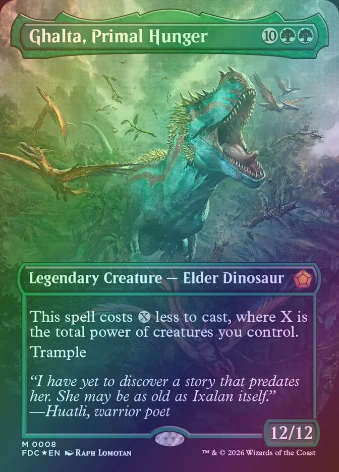 Ghalta, Primal Hunger (FDC) (8) / Borderless / Foil