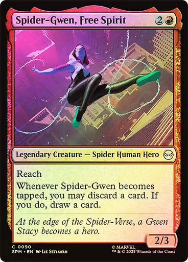 Spider-Gwen, Free Spirit (SPM) (90) / Foil
