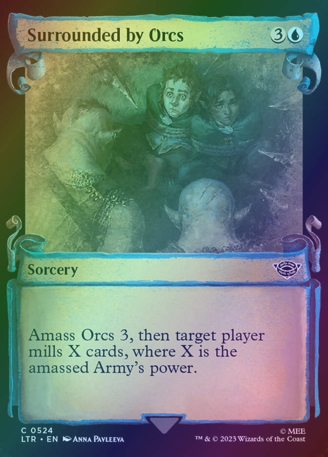 Surrounded by Orcs (LTR) (524) / Showcase / Foil