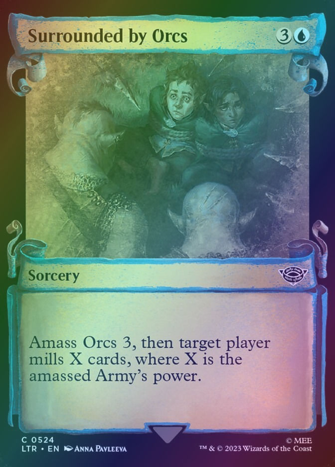 Surrounded by Orcs (LTR) (524) / Showcase / Foil