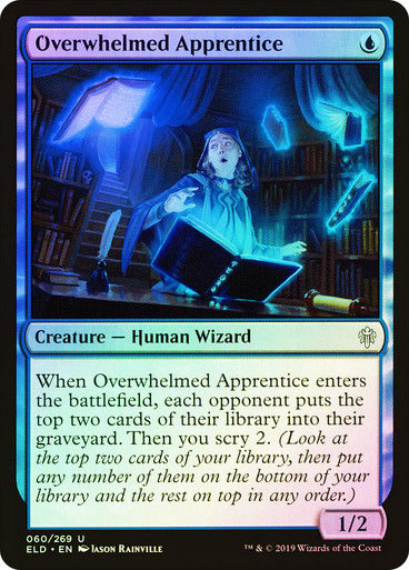 Overwhelmed Apprentice (ELD) (60) / Foil