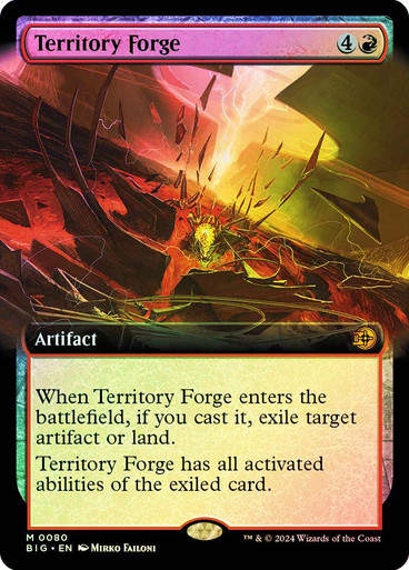 Territory Forge (BIG) (80) / Extended Art / Foil