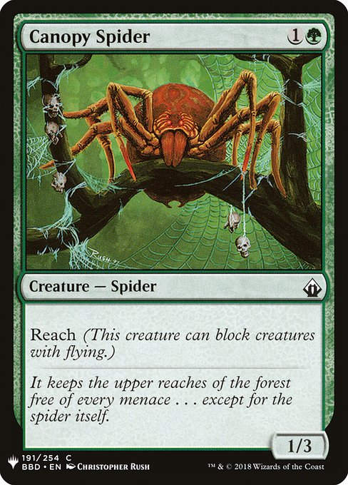 Canopy Spider (PLST) (BBD-191)