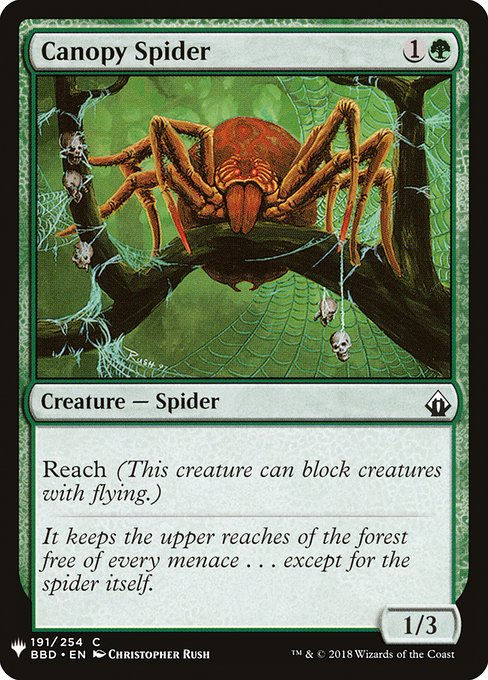 Canopy Spider (PLST) (BBD-191)