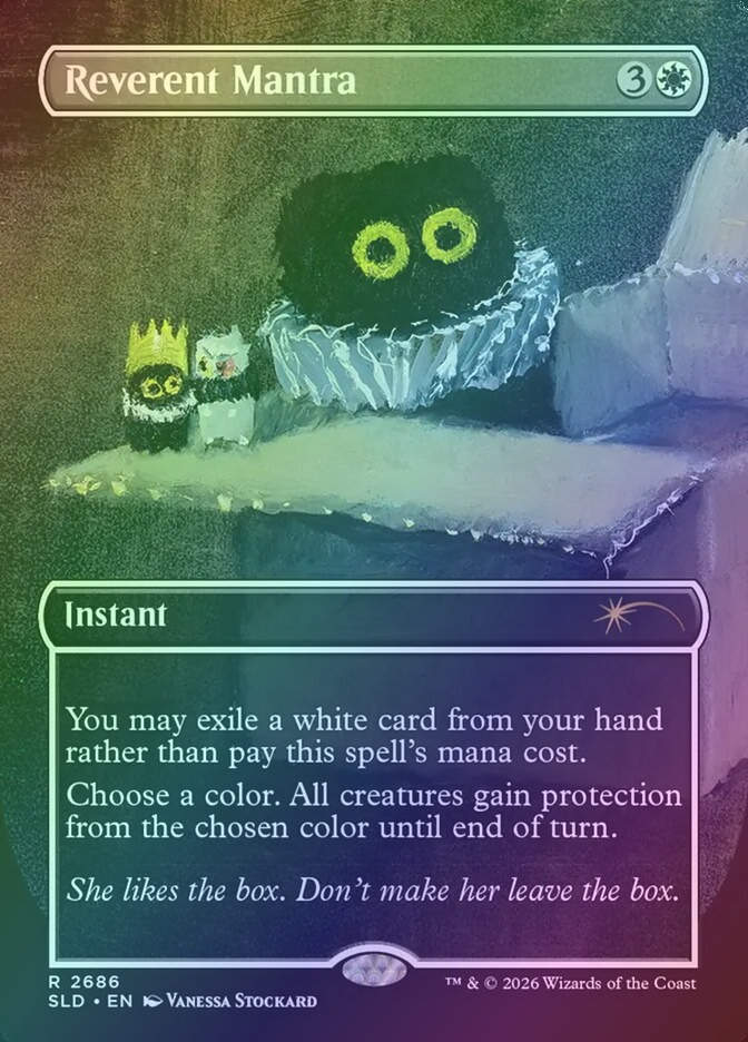 Reverent Mantra (SLD) (2686) / Borderless / Foil