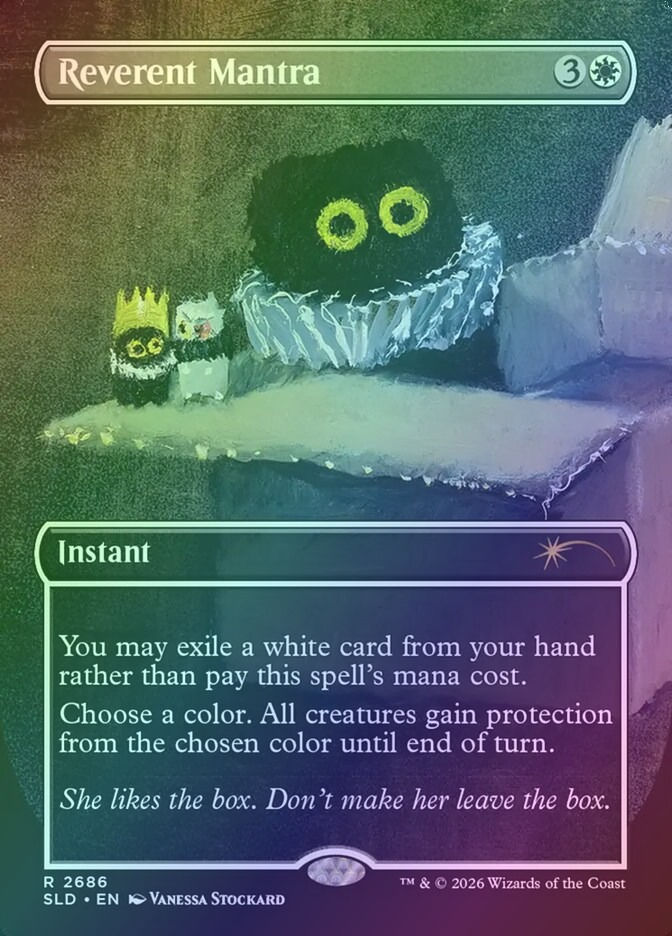 Reverent Mantra (SLD) (2686) / Borderless / Foil