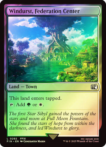 Windurst, Federation Center (FIN) (292) / Foil