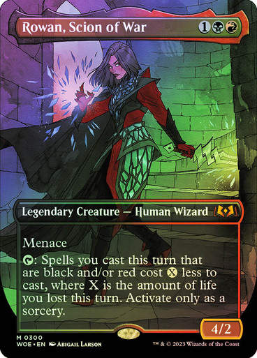 Rowan, Scion of War (woe) / Borderless Foil