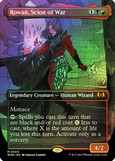 Rowan, Scion of War (woe) / Borderless Foil